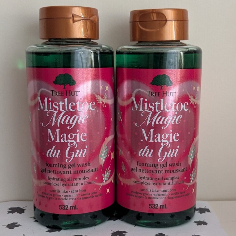 2 x Tree Hut Foaming Gel Wash - Mistletoe Magic